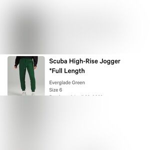 lululemon athletica Everglade Green Joggers